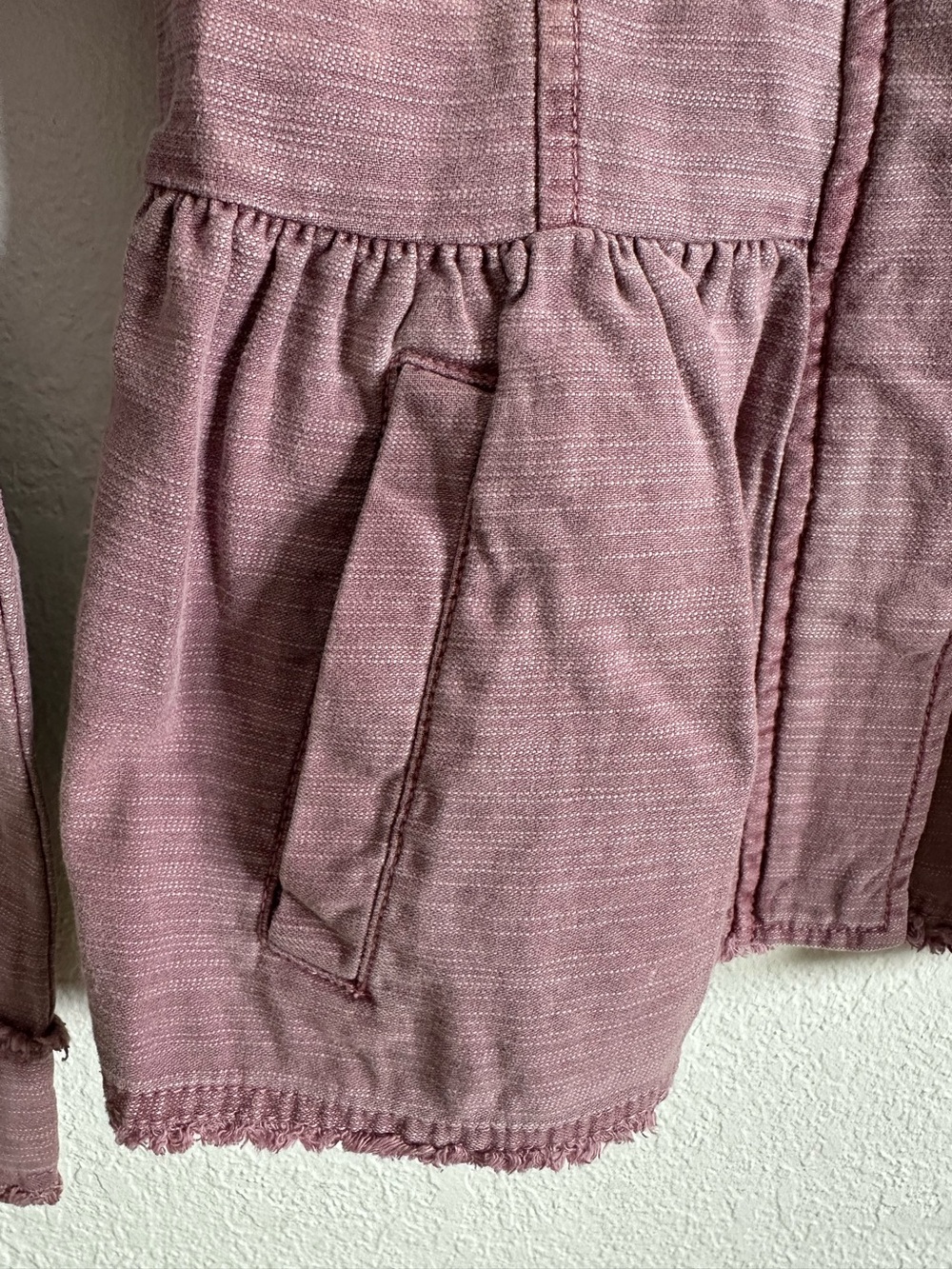 Maison Jules Mulberry Peplum Jacket Size XS - Picture 6 of 12